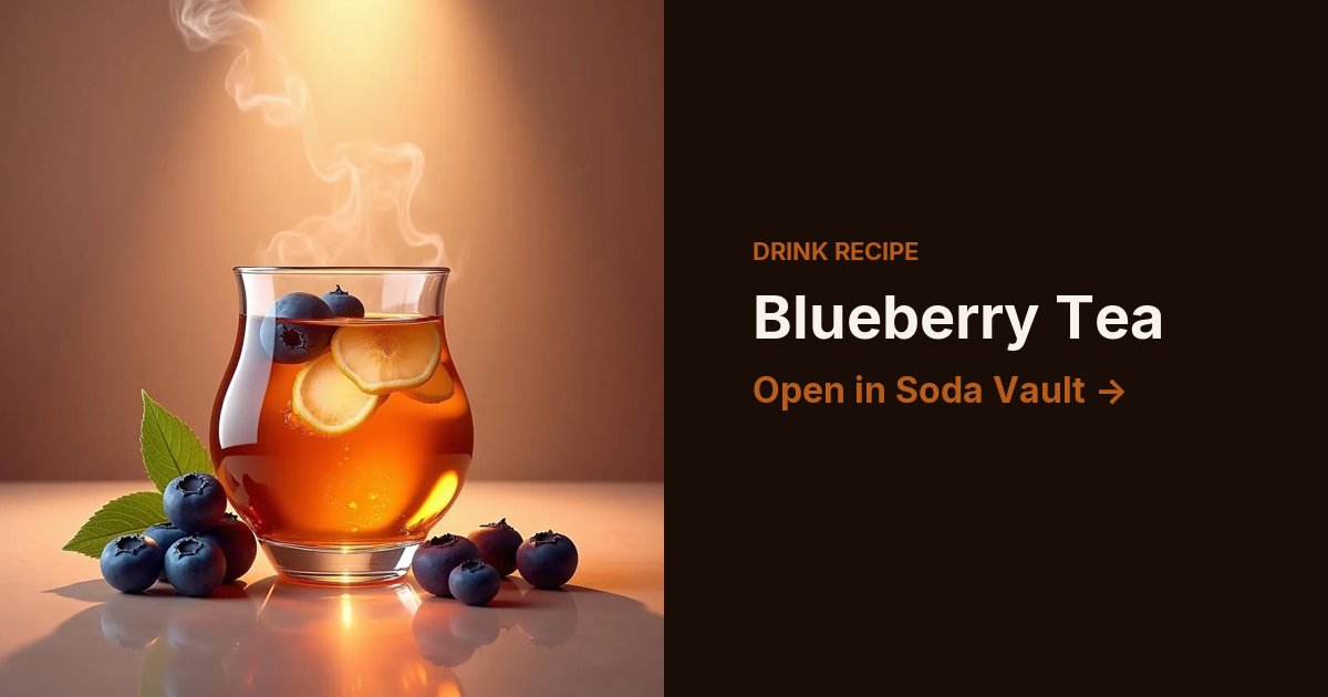 Blueberry Tea