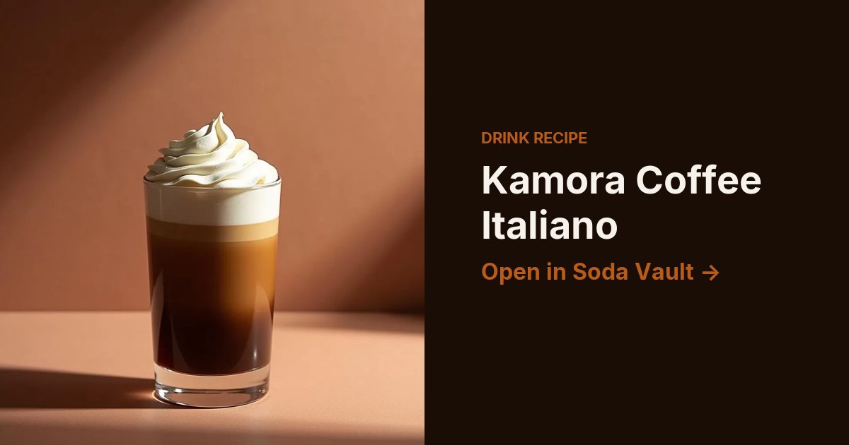Kamora Coffee Italiano