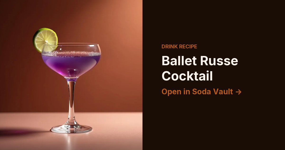 Ballet Russe Cocktail