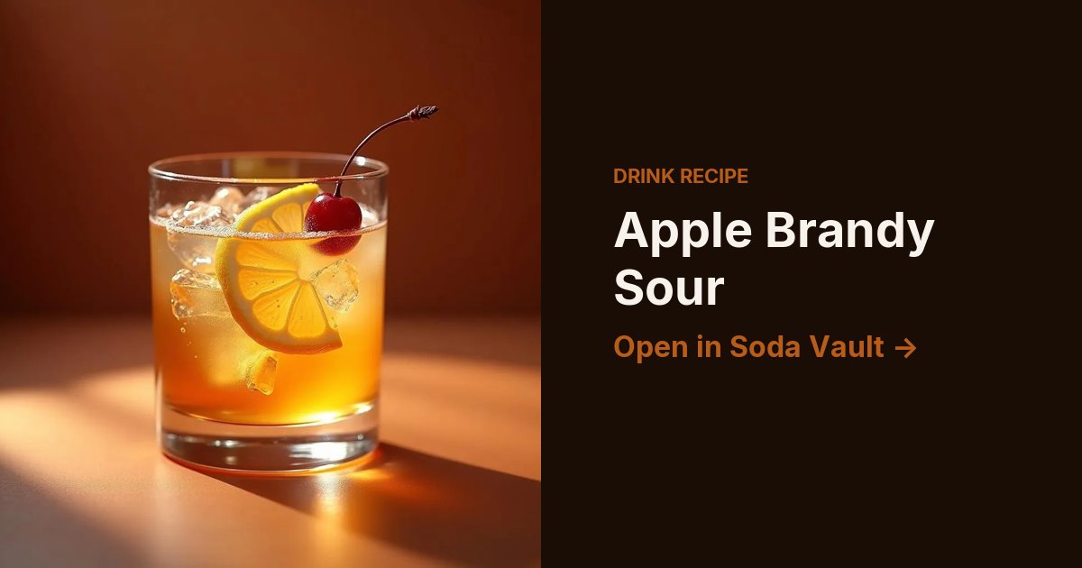 Apple Brandy Sour