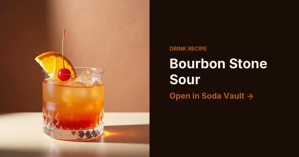 Bourbon Stone Sour