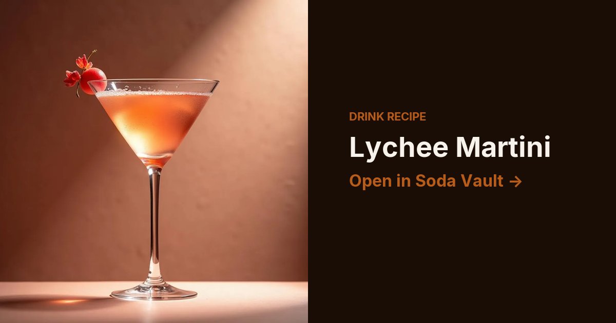 Lychee Martini
