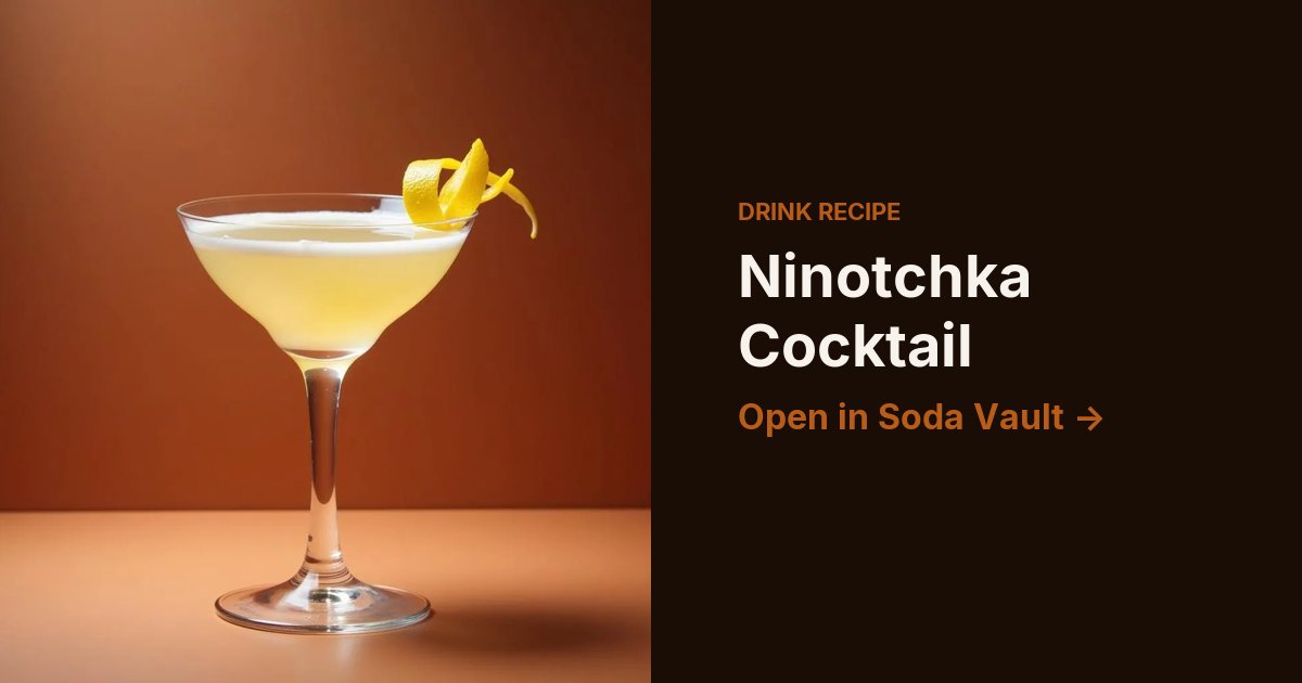 Ninotchka Cocktail
