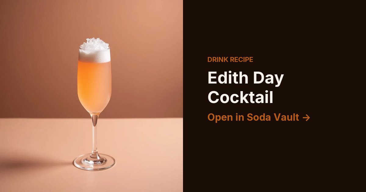 Edith Day Cocktail