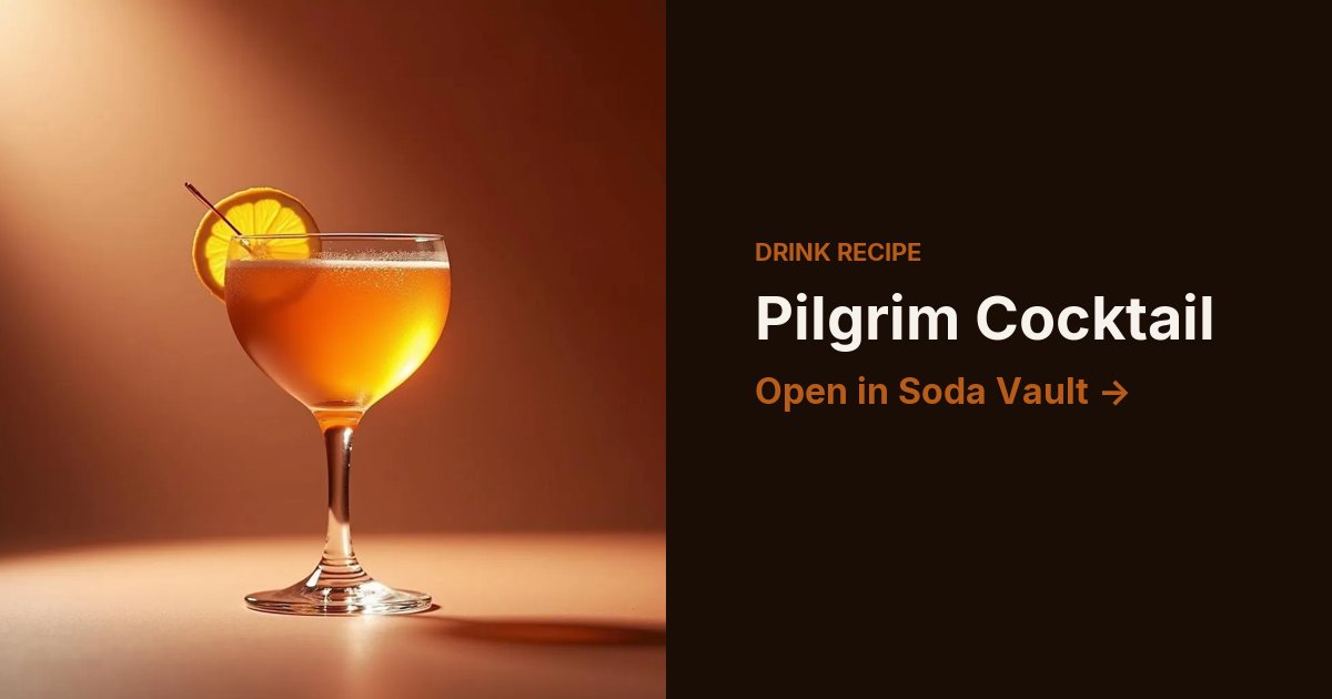 Pilgrim Cocktail