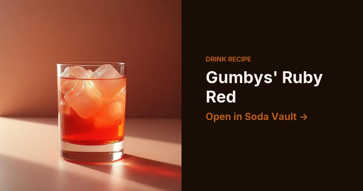 Gumbys' Ruby Red