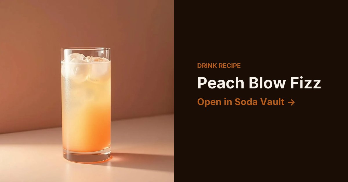 Peach Blow Fizz