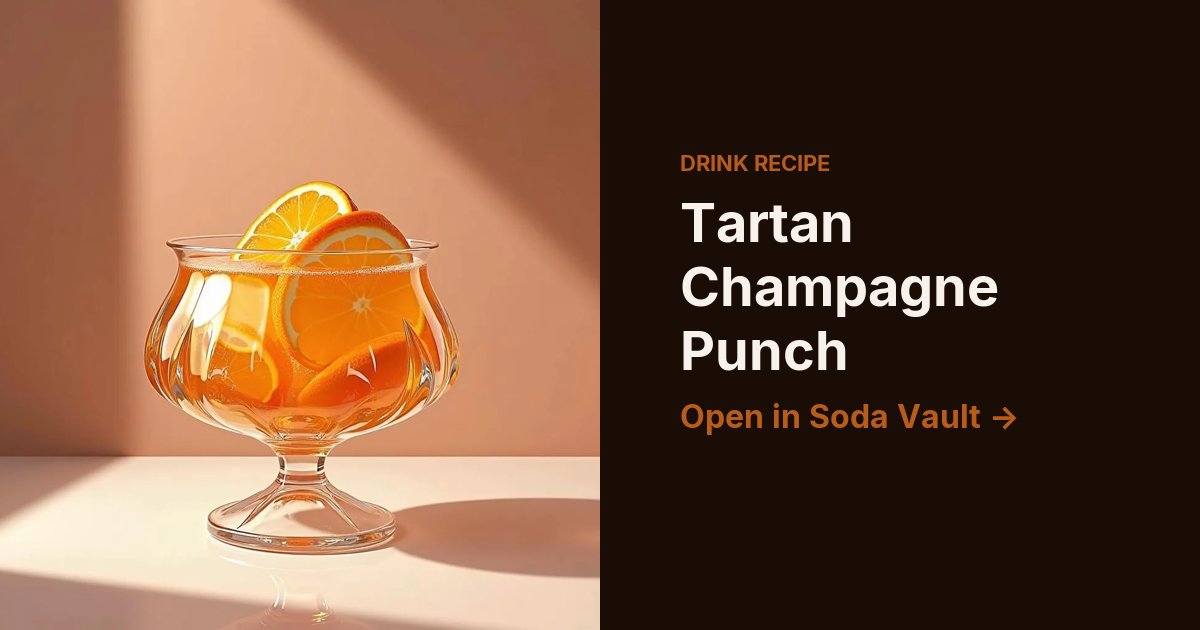 Tartan Champagne Punch