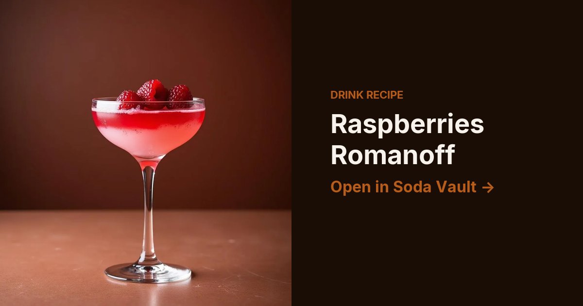 Raspberries Romanoff