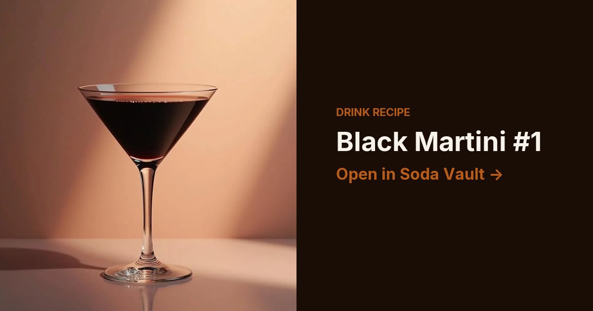 Black Martini #1