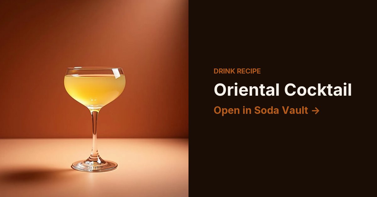Oriental Cocktail