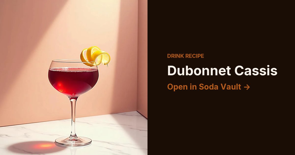 Dubonnet Cassis