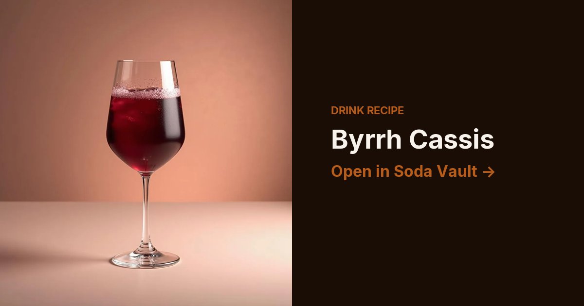 Byrrh Cassis