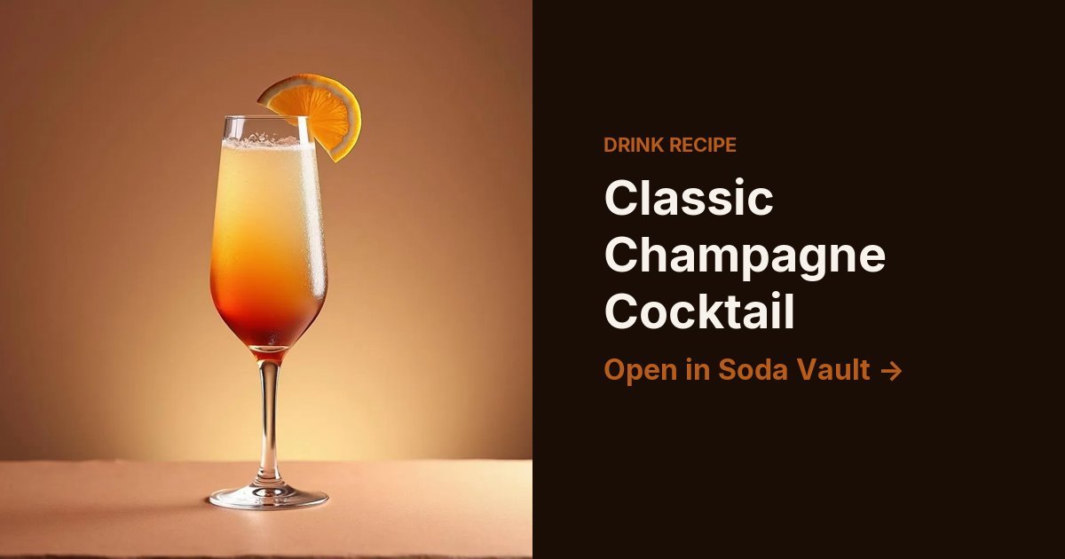 Classic Champagne Cocktail