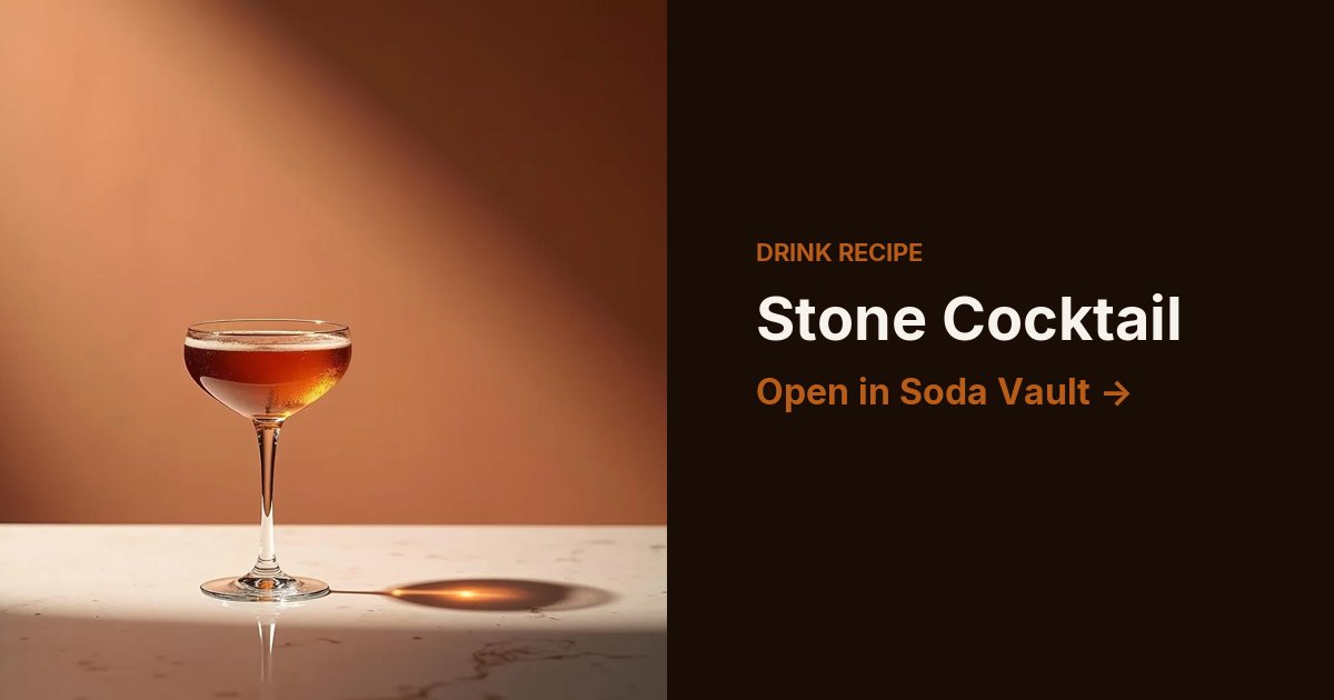 Stone Cocktail