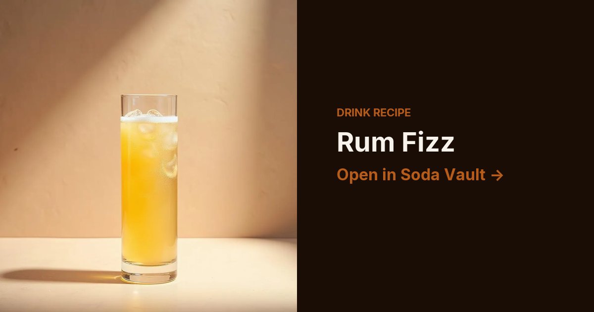 Rum Fizz