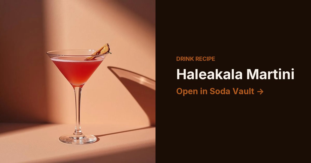 Haleakala Martini