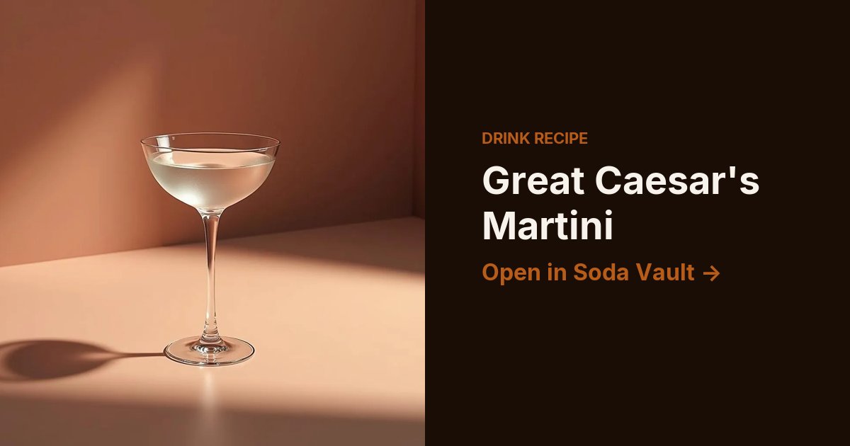 Great Caesar's Martini