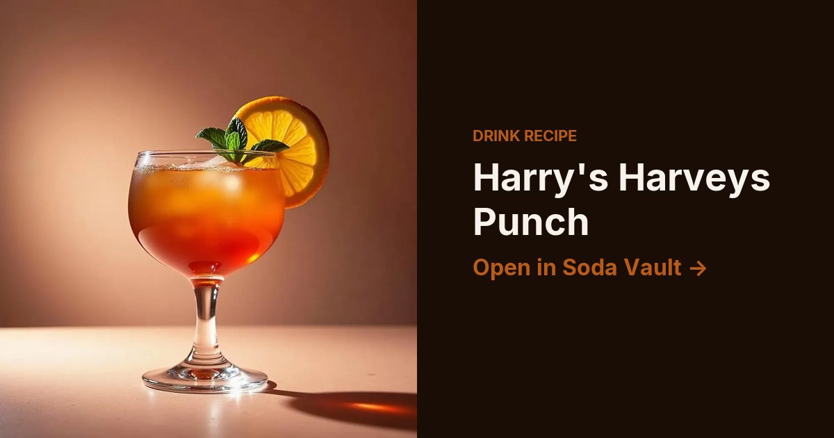 Harry's Harveys Punch