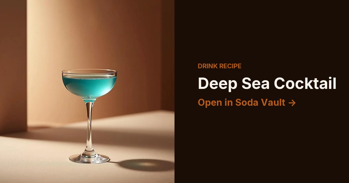 Deep Sea Cocktail