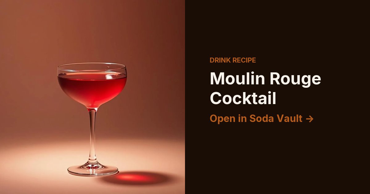 Moulin Rouge Cocktail