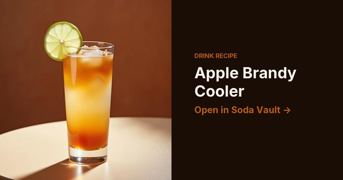 Apple Brandy Cooler