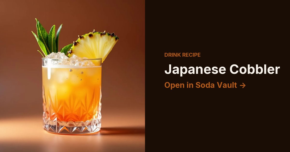 Japanese Cobbler