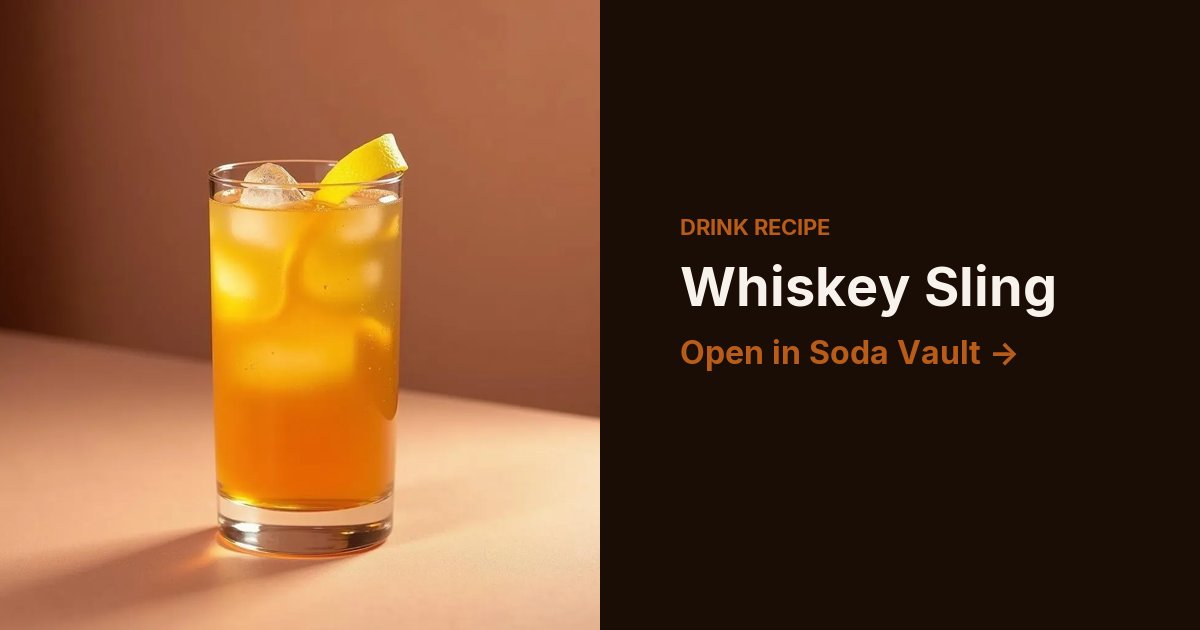 Whiskey Sling