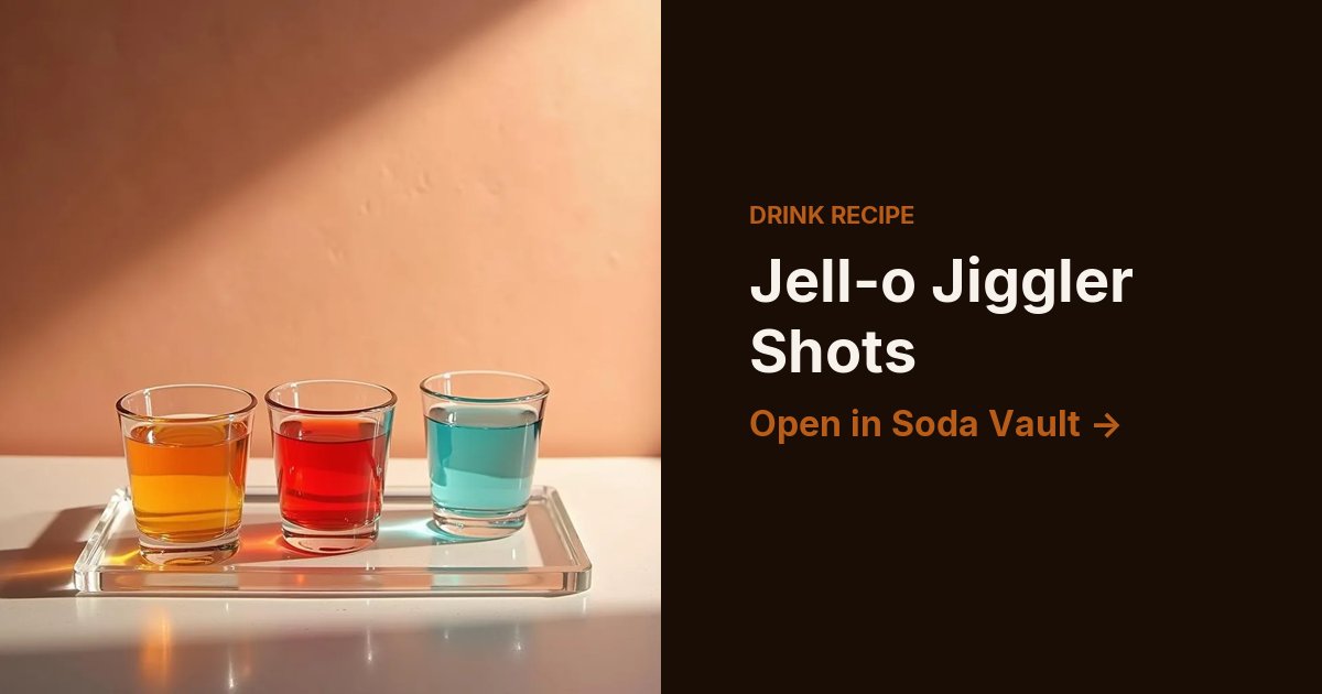 Jell-o Jiggler Shots