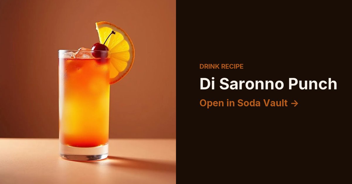 Di Saronno Punch
