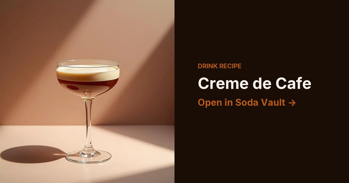 Creme de Cafe