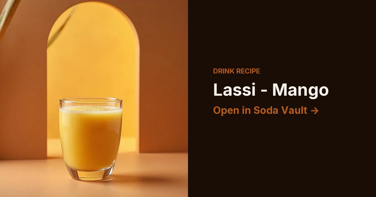 Lassi - Mango