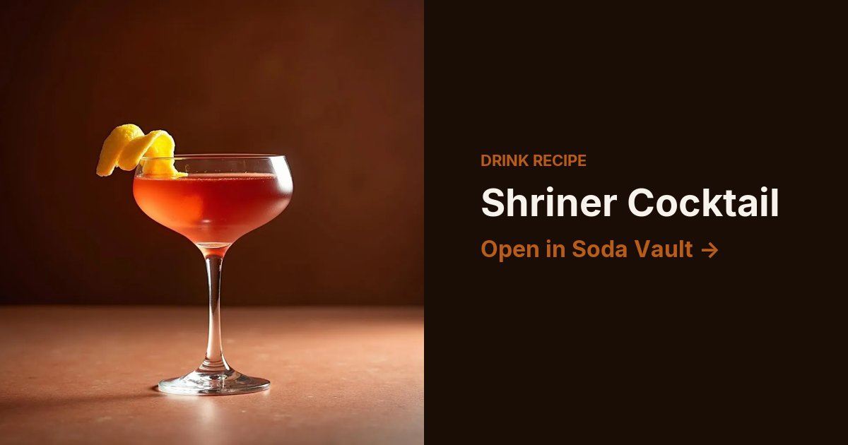 Shriner Cocktail