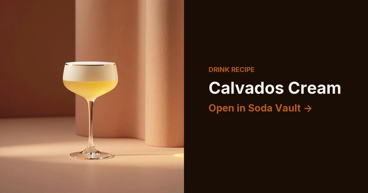 Calvados Cream