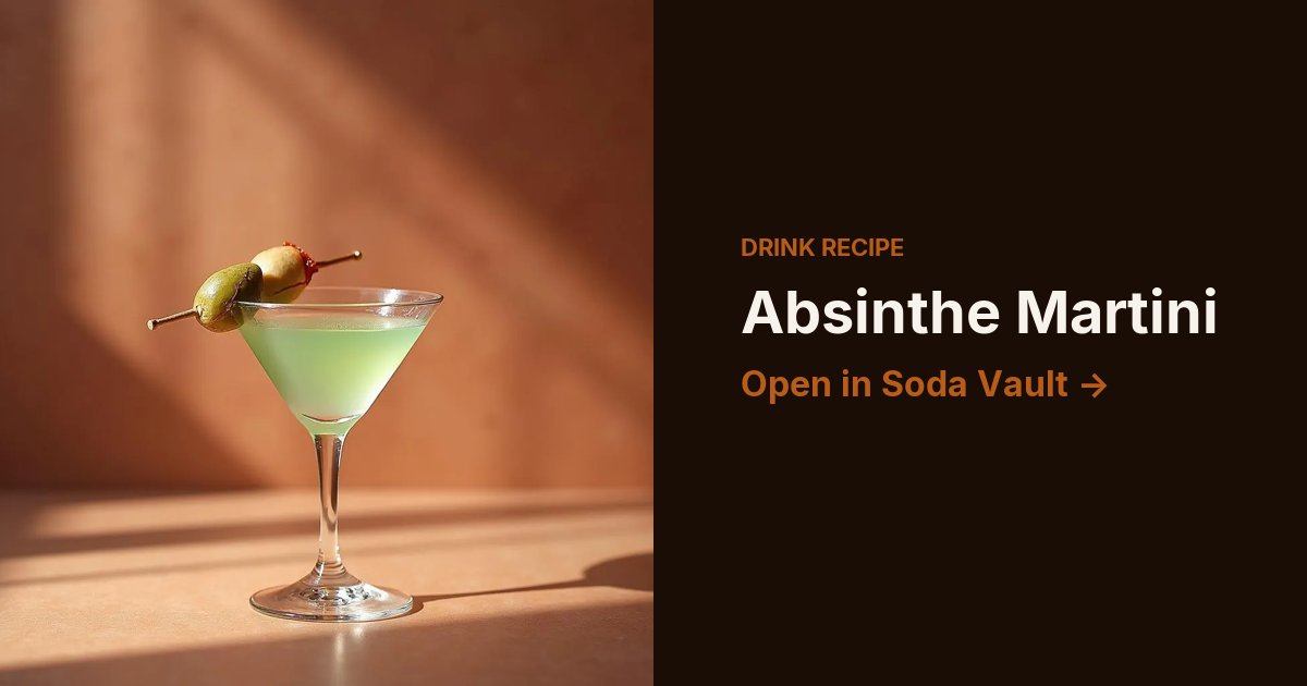 Absinthe Martini