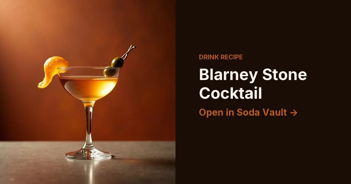 Blarney Stone Cocktail