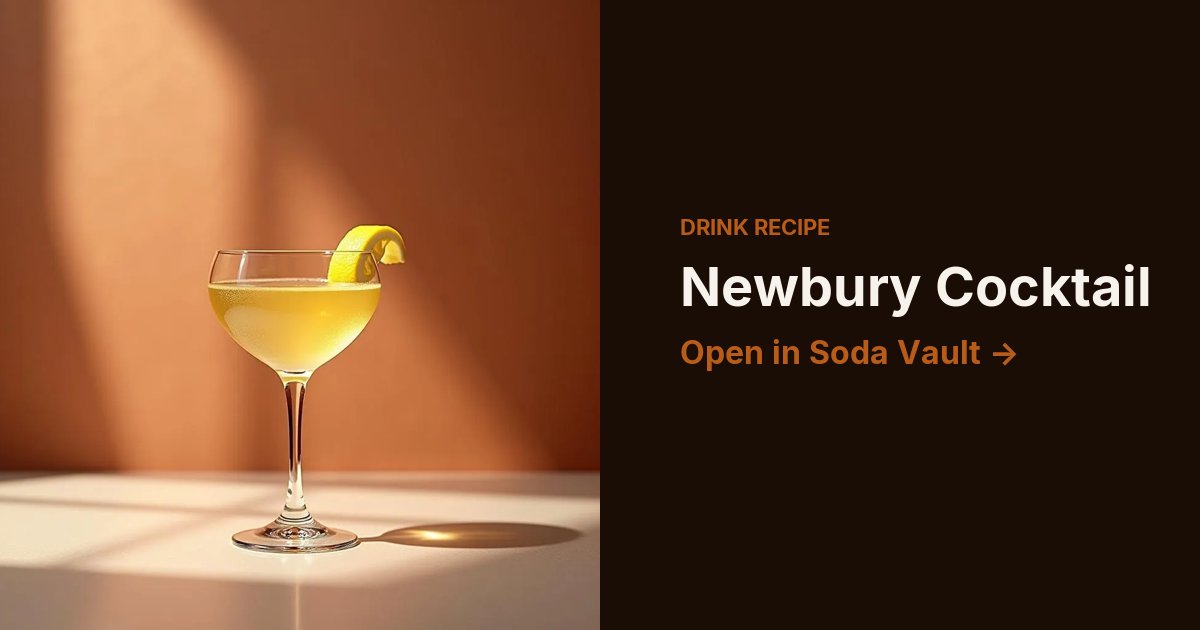 Newbury Cocktail