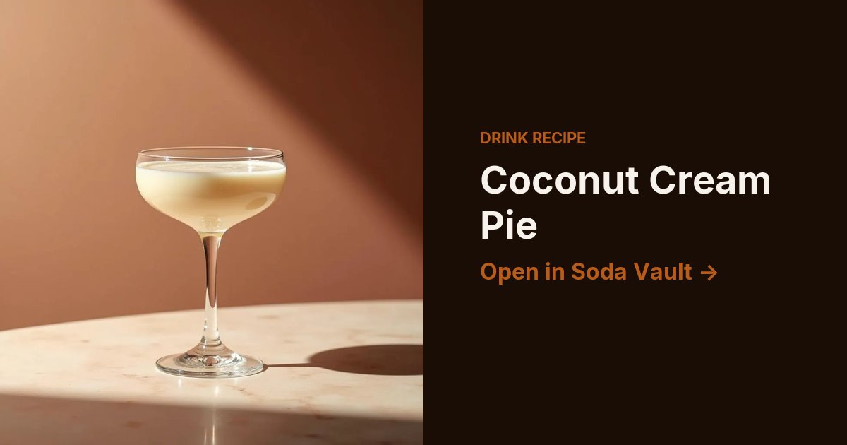 Coconut Cream Pie