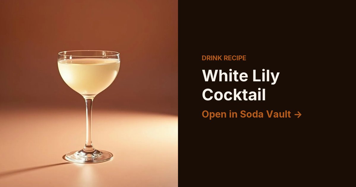 White Lily Cocktail