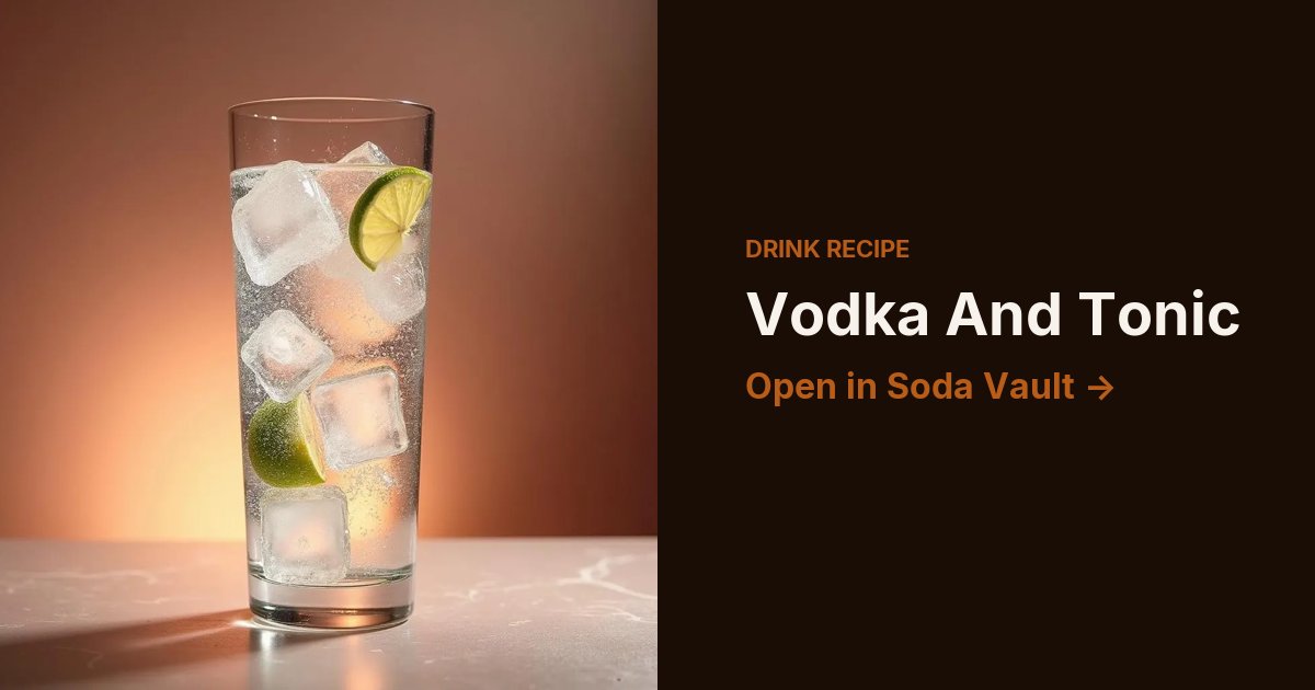Vodka And Tonic