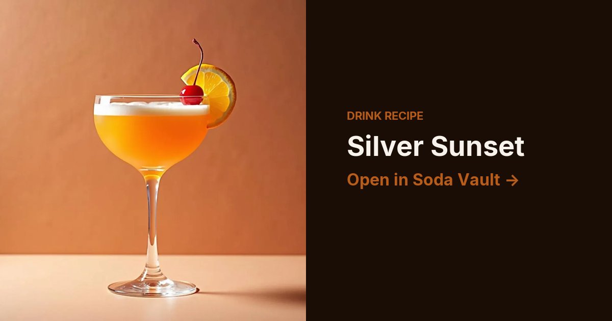 Silver Sunset