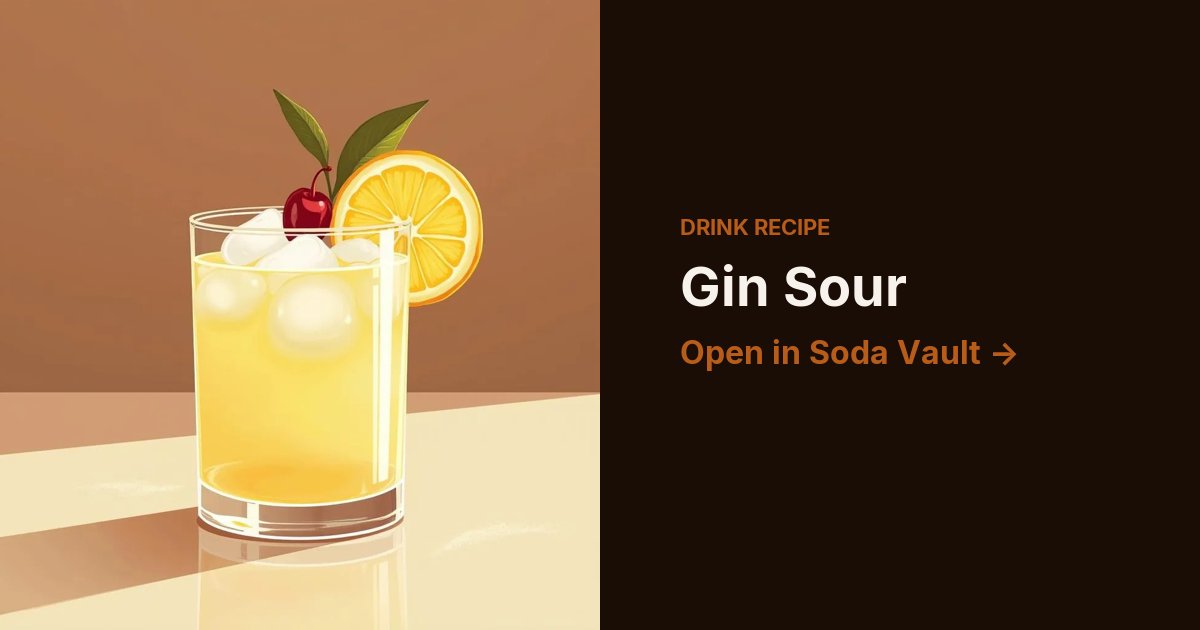 Gin Sour