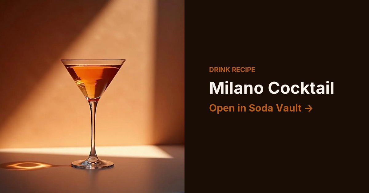 Milano Cocktail