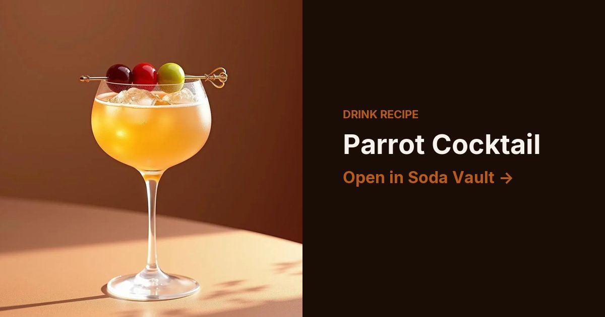 Parrot Cocktail