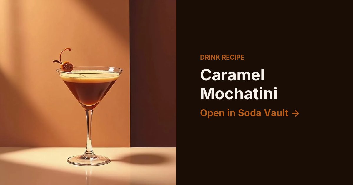 Caramel Mochatini