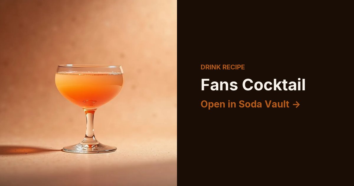 Fans Cocktail