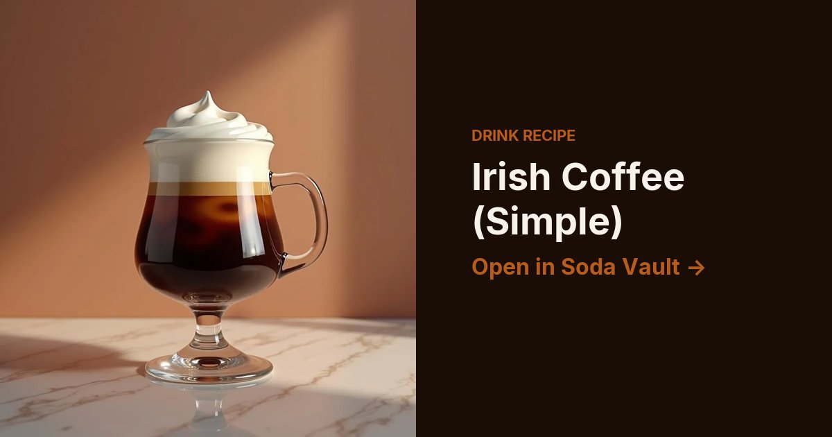 Irish Coffee (Simple)