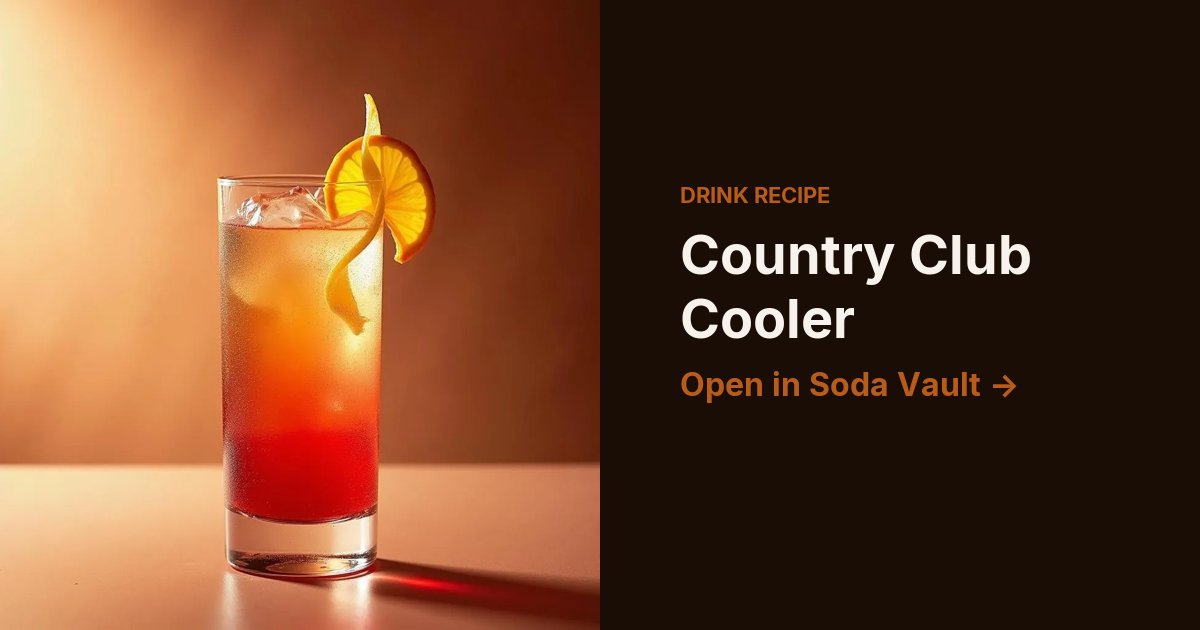 Country Club Cooler