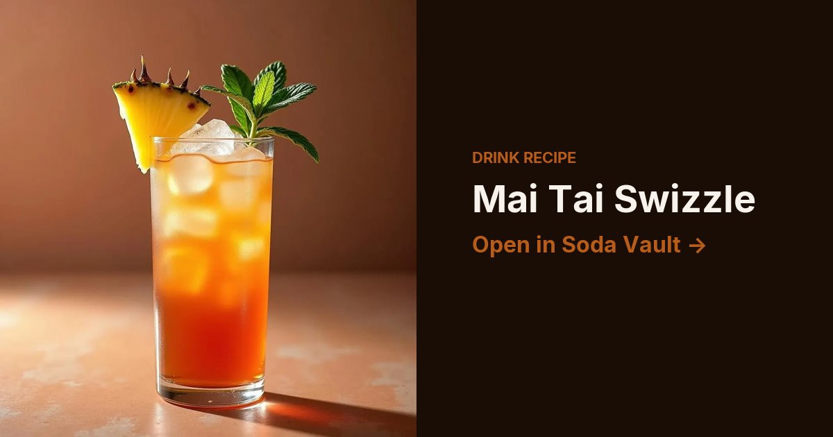 Mai Tai Swizzle