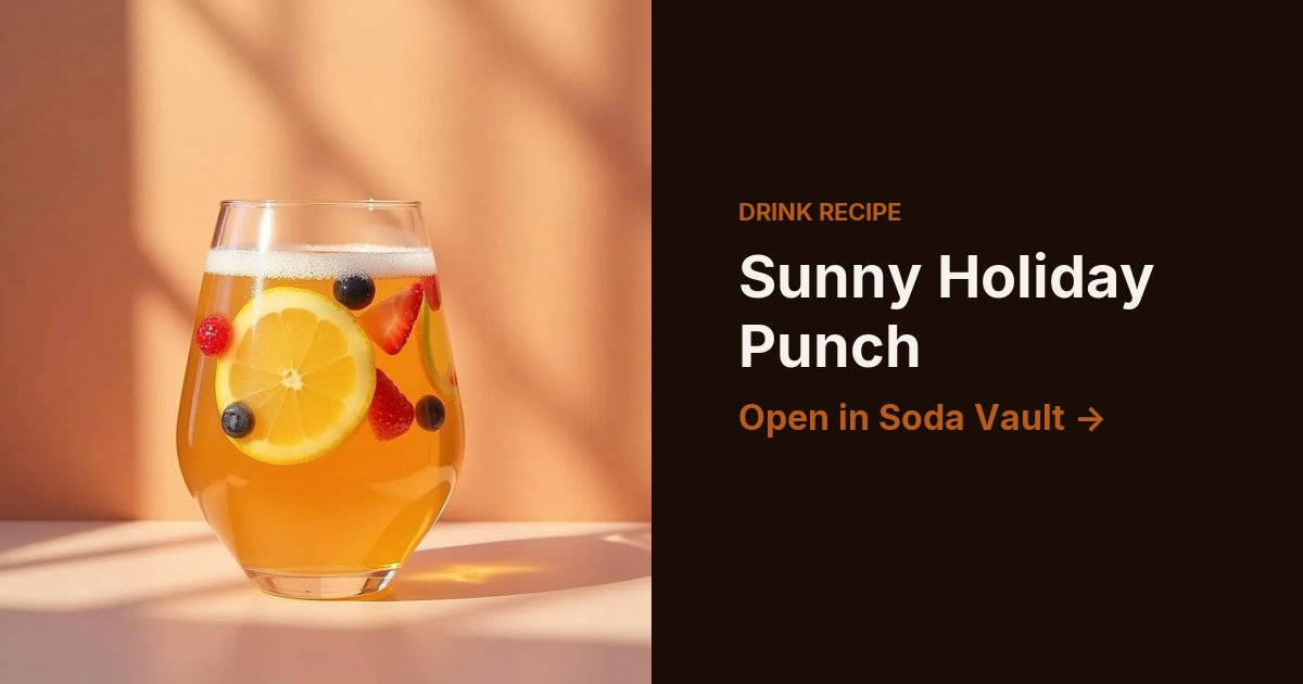 Sunny Holiday Punch